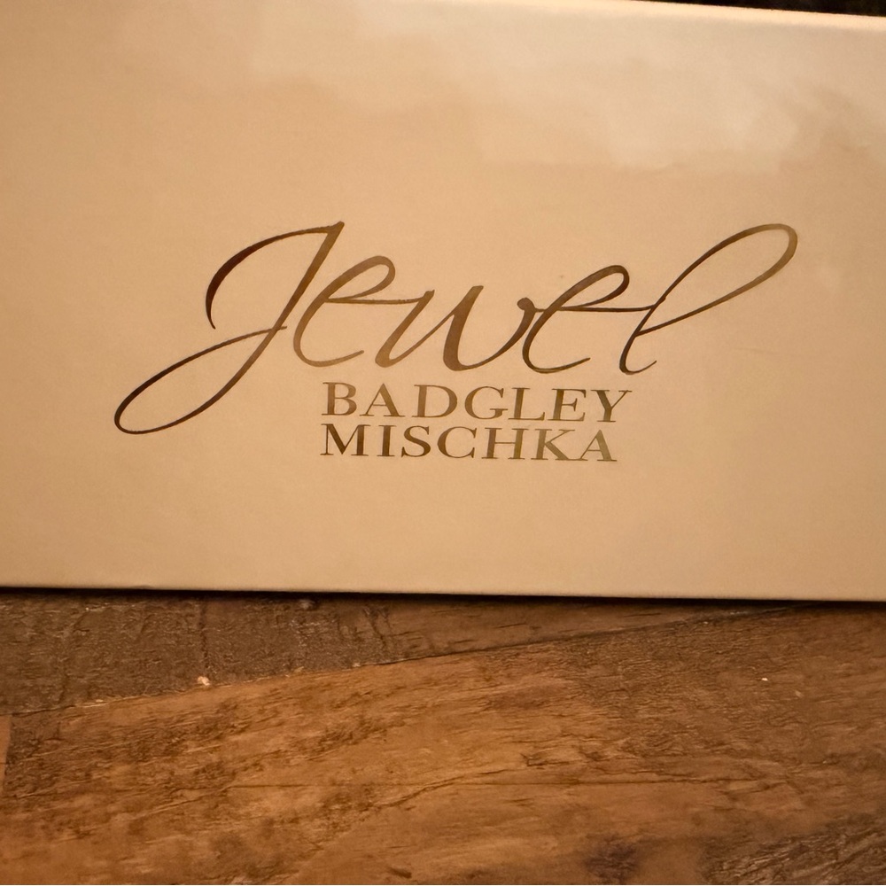 NWT Jewel Badgley Mischka Bambi Pointed Toe Sling Back flats in Rose-gold Sz 9.5 - Picture 9 of 11